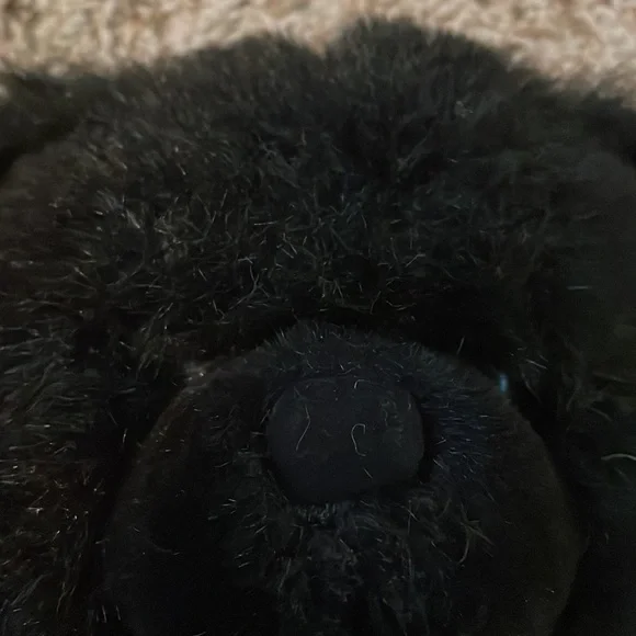 RARE Vintage Applause Black Bear Plush Teddy Bear - Picture 3 of 6